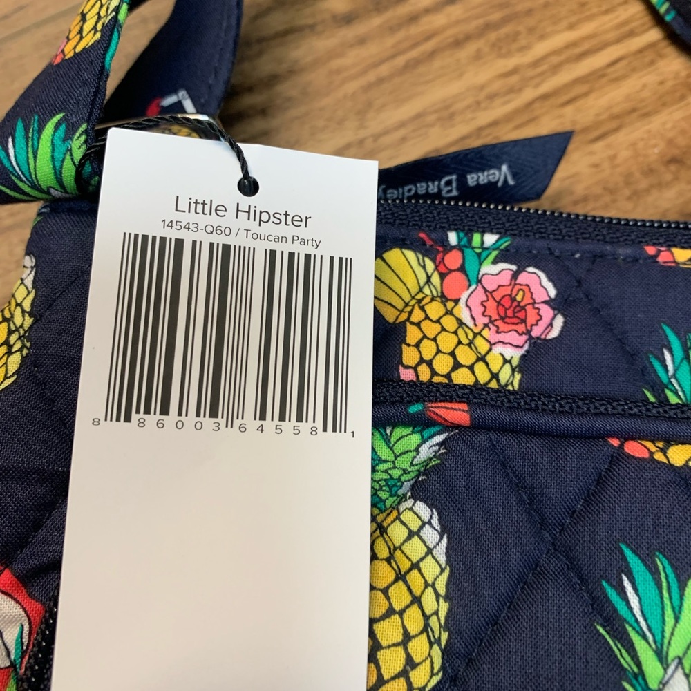 Vera Bradley Little Hipster, gently used, Toucan Party - Picture 2 of 4